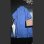 画像1: 白椿 オリジナル　『初夏のワンピース　一つボタン』ジャガード織　ブルー　完成品 (1)