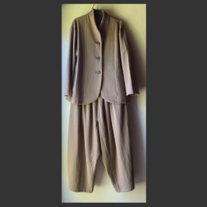 画像6: 白椿 オリジナル　『ビッグバルーンもんぺパンツ』完成品　コットンリネン