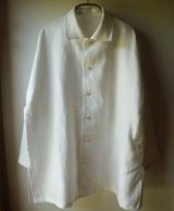 画像: 白椿オリジナル　『リネン衿付きシャツ』　完成品