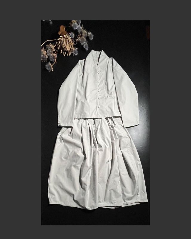 画像2: 白椿 オリジナル　『春服　ブラウス』　ライトグレー　完成品