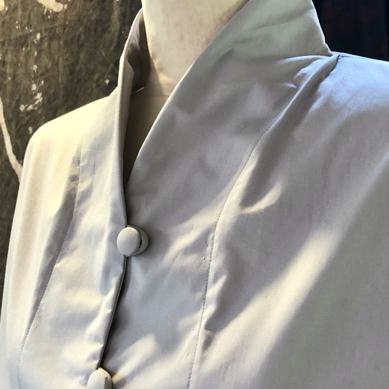 画像3: 白椿 オリジナル　『春服　ブラウス』　ライトグレー　完成品